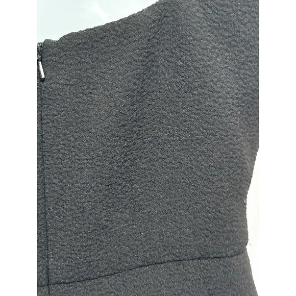 Black Halo Black Enola Side Drape Sleeveless Jumpsuit Size 4 $435